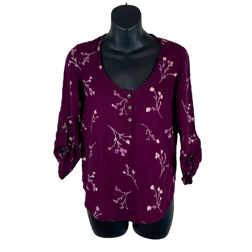 SO super soft floral blouse , size XS